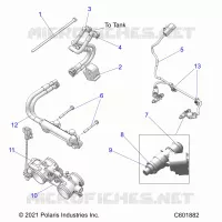 SISTEMA DI ALIMENTAZIONE CARBURANTE, RAIL, LINES AND THROTTLE BODY