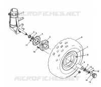 RUOTA ANTERIORE MONTAGGIO 2X4 350L W937539 (4924032403012A)