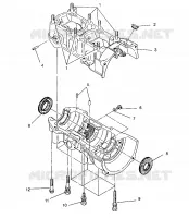 CARTER ASSEMBLY 440 XCR 0951660 (4929112911C009)