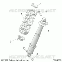SOSPENSIONE POSTERIORE SHOCK MOUNTING