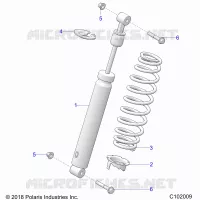 SUSPENSION, SHOCK ANTERIORE