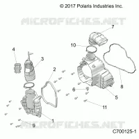 ENGINE, ALTERNATORE  COVER HVAC