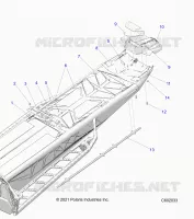 TELAIO, REAR, MISC. COVERS AND SNOWFLAP