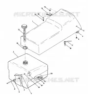 SEDE/SERBATOIO DI GAS ASSEMBLY WideTrak (4921302130003A)