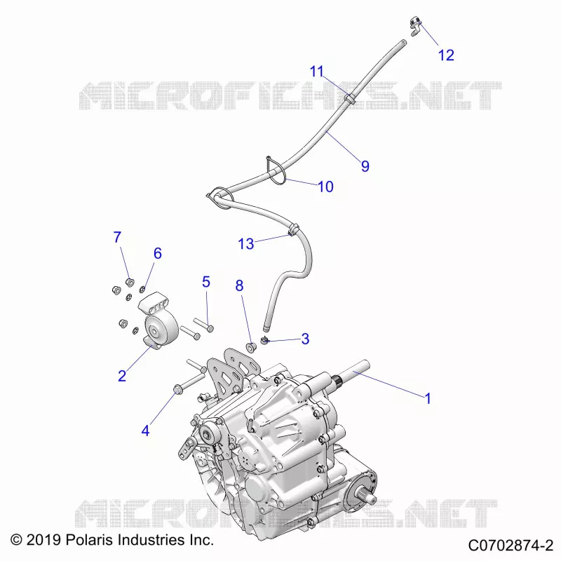 DRIVE TRAIN, MAIN SCATOLA INGRANAGGI MONTAGGIO