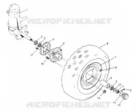 RUOTA ANTERIORE MONTAGGIO Trail Blazer W957221 (4930363036B002)