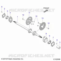 TRASMISSIONE, REAR AXLE