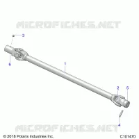 TRASMISSIONE, PROP SHAFT, FRONT