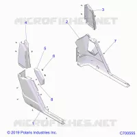 CARROZZERIA POSTERIORE FENDERS