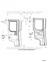 PORTE, REAR, FULL MOUNTING