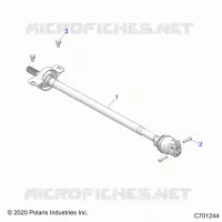 TRASMISSIONE, FRONT PROP SHAFT