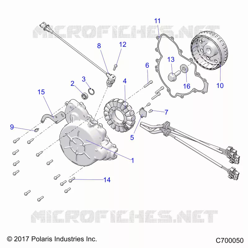ENGINE, STATOR AND FLYRUOTA