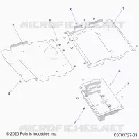 PAVIMENTO PANELS, UNDERSEAT