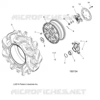 RUOTE, REAR AND HUB