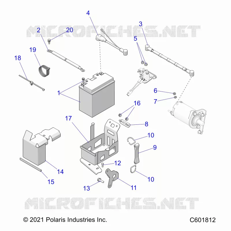 ELETTRICO, BATTERY BOX  ASM.
