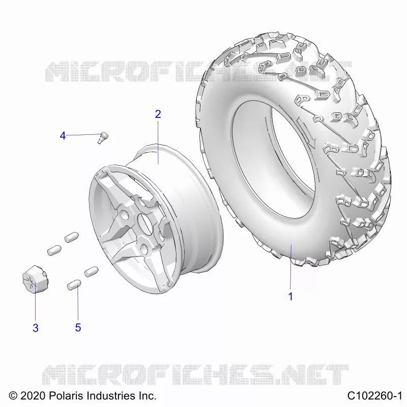 RUOTAS, FRONT TIRE