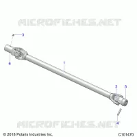 TRASMISSIONE, PROP SHAFT, FRONT