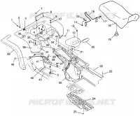POSTERIORE CAB   SEDILE XPLORER 300 W969130 (4935903590A006)