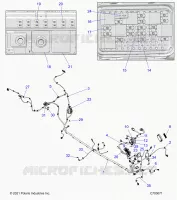 ELETTRICO, WIRE HARNESS, CHASSIS, STANDARD