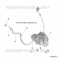 TRASMISSIONE, FRONT GEARCASE MOUNTING