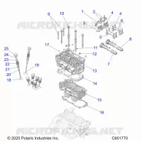 ENGINE, CYLINDER/TESTA CILINDRO ASM.