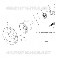 RUOTAS, FRONT TIRE AND BRAKE DISC