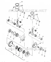 PISTONE AND ALBERO MOTORE 400 (4915411541037A)