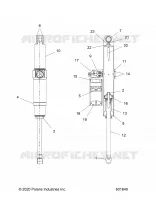 SUSPENSION, AMMORTIZZATORE POSTERIORE TRACK