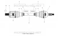 TRASMISSIONE, FRONT HALF SHAFT