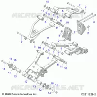 SOSPENSIONE POSTERIORE CONTROL ARM, MOUNTING