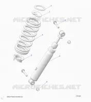 SUSPENSION, SHOCK ANTERIORE MOUNTING