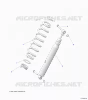 SUSPENSION, REAR SHOCK MONTAGGIO