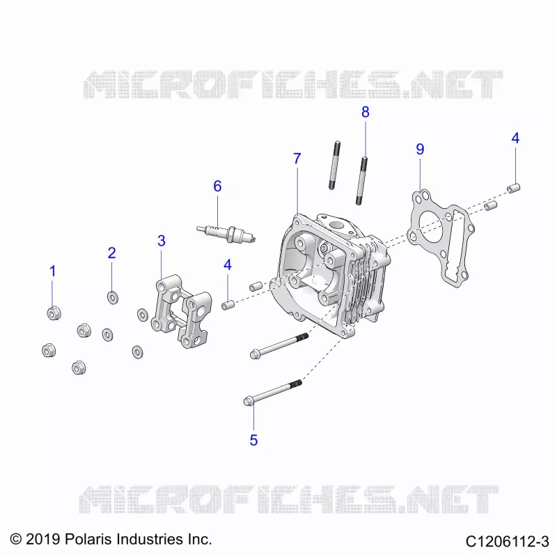 ENGINE, TESTA CILINDRO ASM