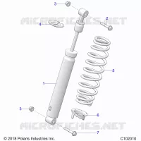 SUSPENSION, AMMORTIZZATORE POSTERIORE