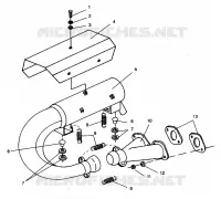 IMPIANTO DI SCARICO LITE 0943433 and  LITE DELUXE 0943431 (4924992499027A)