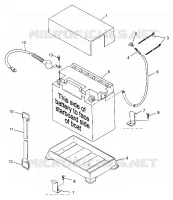 BATTERIA BOX SL 780 B974088 and Intl. SL 780 I974088 (4940924092B007)