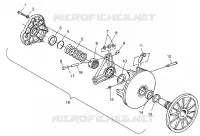 TRASMISSIONE FRIZIONE 700 XCR 0985678(A) and EUROPEAN 700 XCR E985678 (4943114311B014)