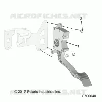 ENGINE, ACCELERATORE PEDALE