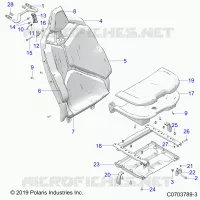 SEDE ASM. REAR, PREMIUM/DELUXE