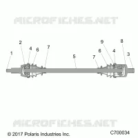 TRASMISSIONE, FRONT HALF SHAFT