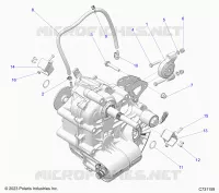 TRASMISSIONE, MAIN GEARCASE MOUNTING
