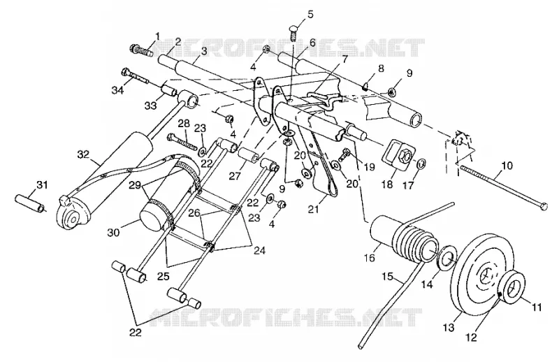 POSTERIORE COPPIA ARM 440 XCR 0971660 (4937893789B011)