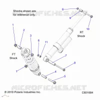 SUSPENSION, SHOCK MONTAGGIO, REAR SUSP.