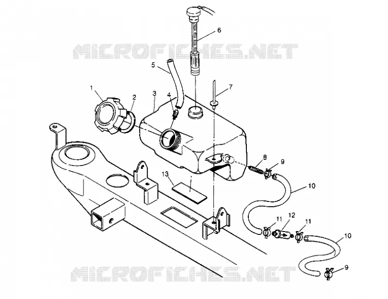 SERBATOIO OLIO ASSEMBLY  Trail Boss W958527 (4930323032A012)