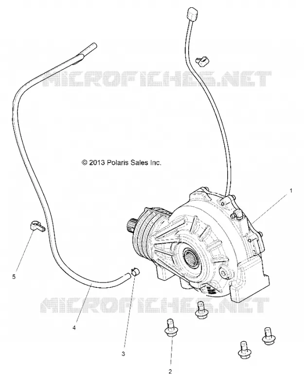 TRASMISSIONE, FRONT GEARCASE MOUNTING