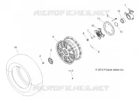 RUOTE, FRONT and HUB