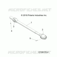 DRIVE TRAIN, FRONT PROP ALBERO