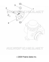 MOTORE, CARBURATORE BRACKET