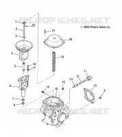MOTORE, CARBURATORE, UPPER