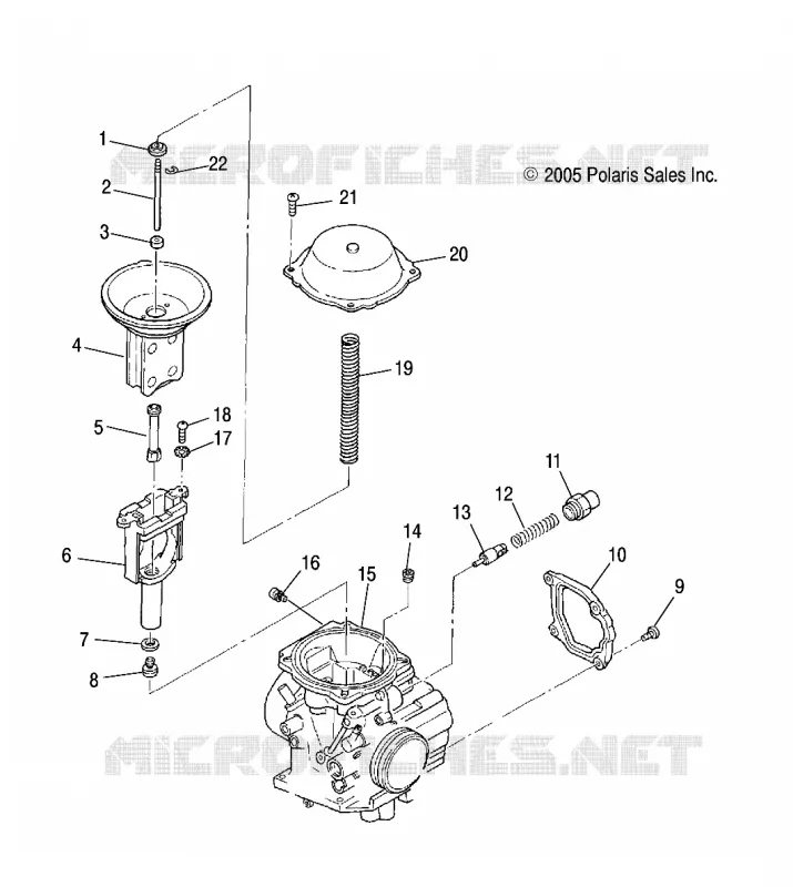 MOTORE, CARBURATORE, UPPER